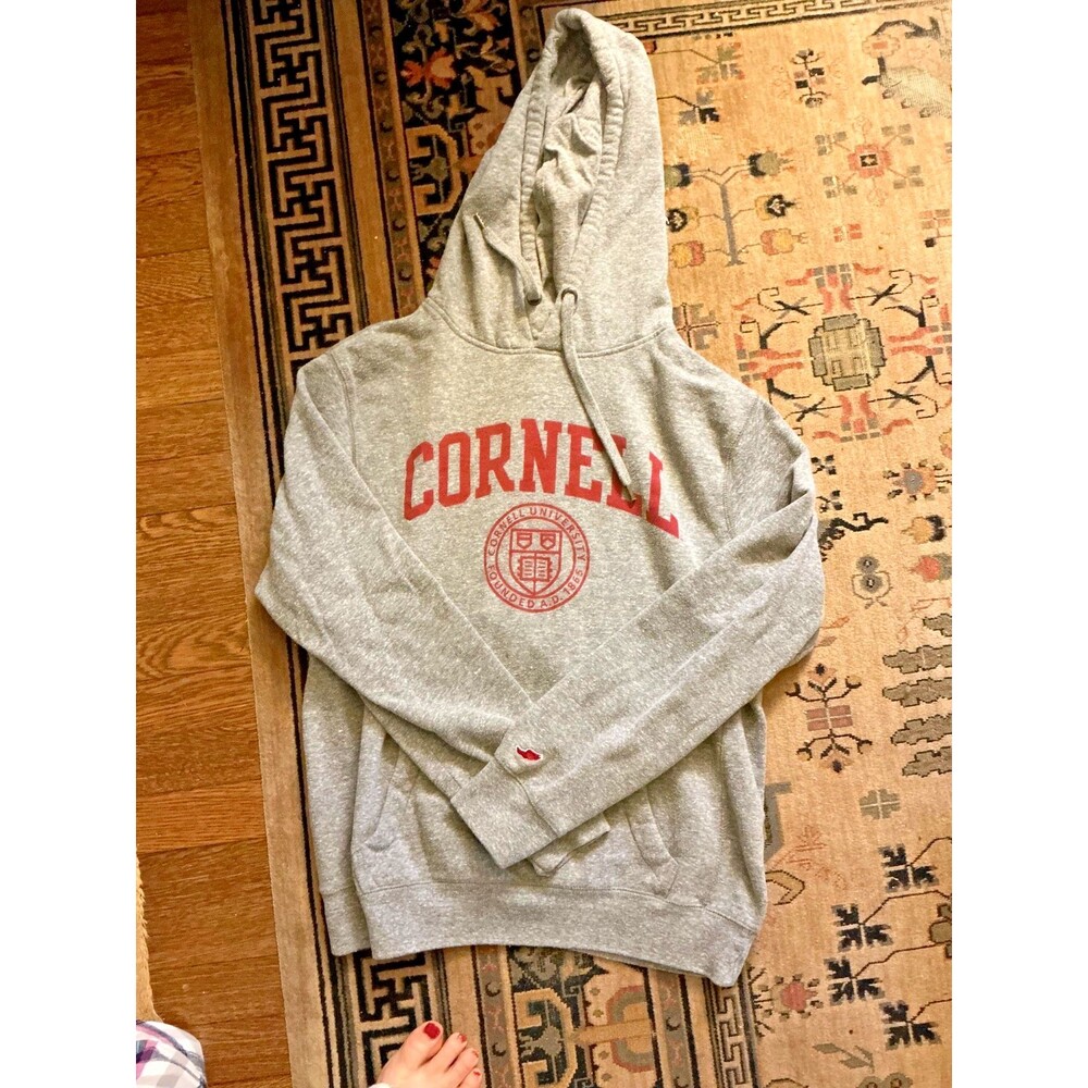 League Triblend Athleticwear Cornell University Hoodie M Gray Vintage